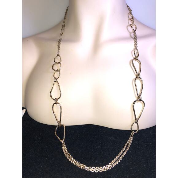 CHLOE + ISABEL sculpted open-link long statement necklace - N139 - Picture 1 of 5